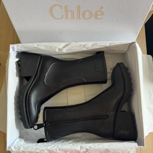 Chloe Rubber Rain Boots - Picture 6 of 6